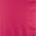 Touch Of Color Hot Magenta Pink Dinner Napkins 3 ply, 8.5"x8", 250PK 59177B
